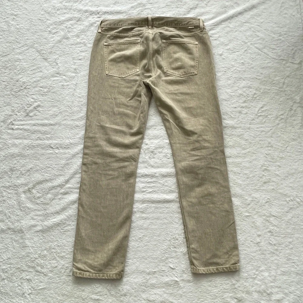 Outerknown SEA Jeans Drifter Tapered Fit‎ Beige Tan Organic Cotton Pants 33x30